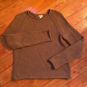 Brown J Crew Sweater